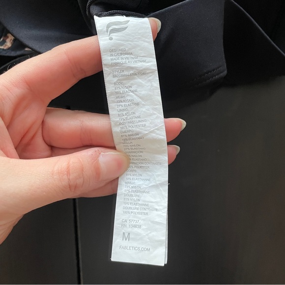 Trinity High Impact Sports Bra Black/Wavy Cheetah - Picture 6 of 6